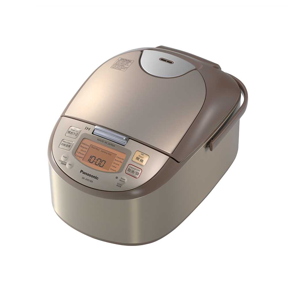 Panasonic 樂聲牌IH磁應金鑽西施電飯煲SR-JHS189--永安網店 Panasonic 樂聲牌Ih磁應金鑽西施電飯煲Sr-Jhs189--永安網店